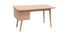 Fifties - Bureau droit design scandinave en chêne - Miliboo - L140 x P60 x H75 cm_4