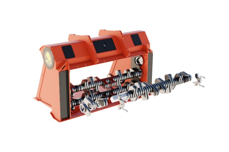 Godet  pour le criblage et de traitement des matériaux - ALLU Serie D pour pelle de 12 à 45 tonnes_4