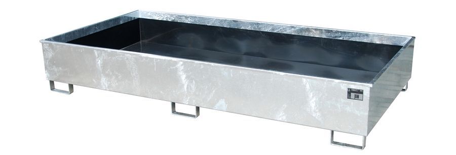 Bacs de rétention en acier galvanisé avec caillebotis amovibles - Fabrication française_5