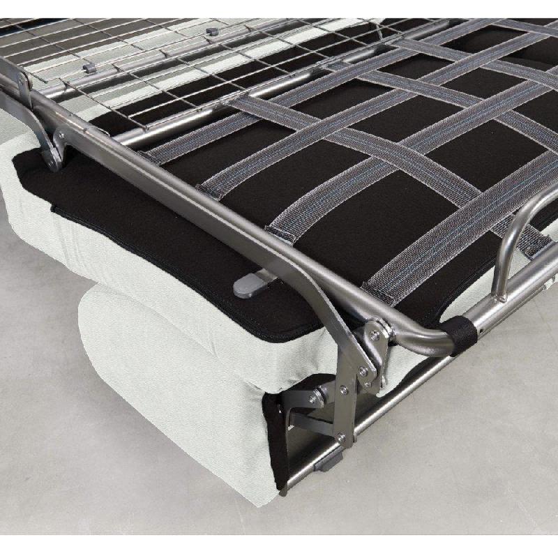 Canapé convertible Midnight Express - Couchage 120cm - Matelas mousse 16cm polyuréthane - Revêtement blanc_4