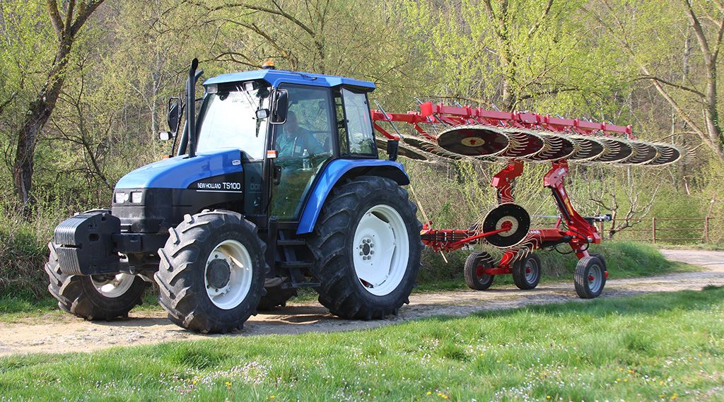 Maximus Rake mx12, râteau agricole avec 12 et 14 soleils disponibles