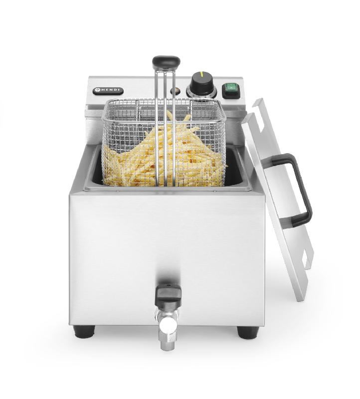 Friteuse Profi Line Analogique avec robinet de vidange 8L 230V HENDI_4