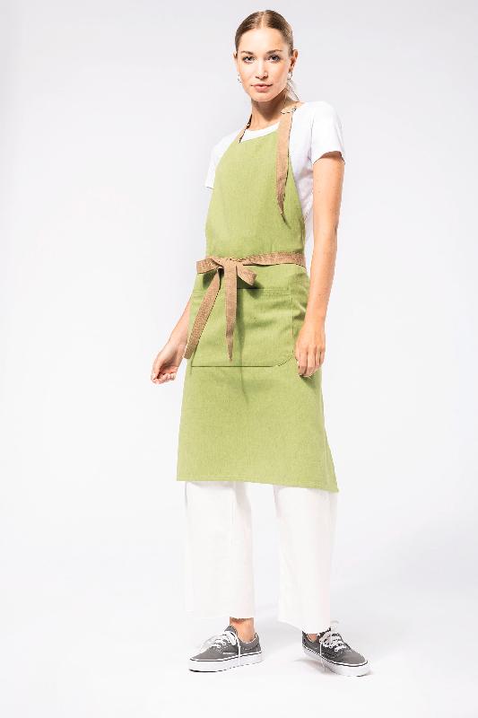 Tablier écoresponsable unisexe - Réf: K8013 - Kariban - Coton et polyester recyclés - Taille unique_4