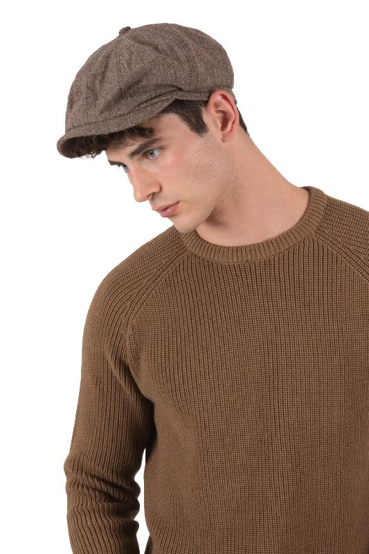 Casquette style newsboy - K-up - polyester et laine - Réf: KP614_4