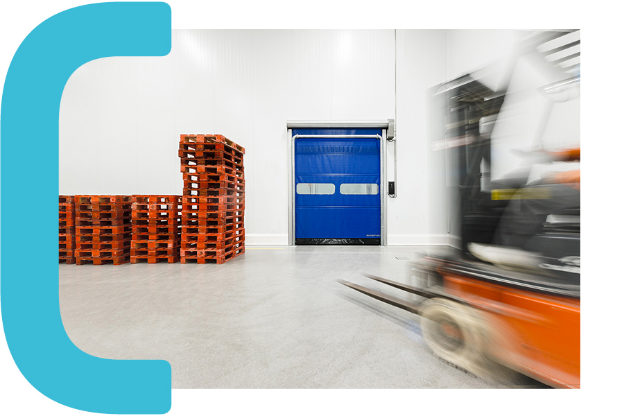 Porte de chambre froide, économique, fiable, durable conçue pour l'industrie agroalimentaire, entrepôts, GMS, grâce à l'utilisation de matériaux anticorrosion - ACCESS - COLDKIT PORTISO_4