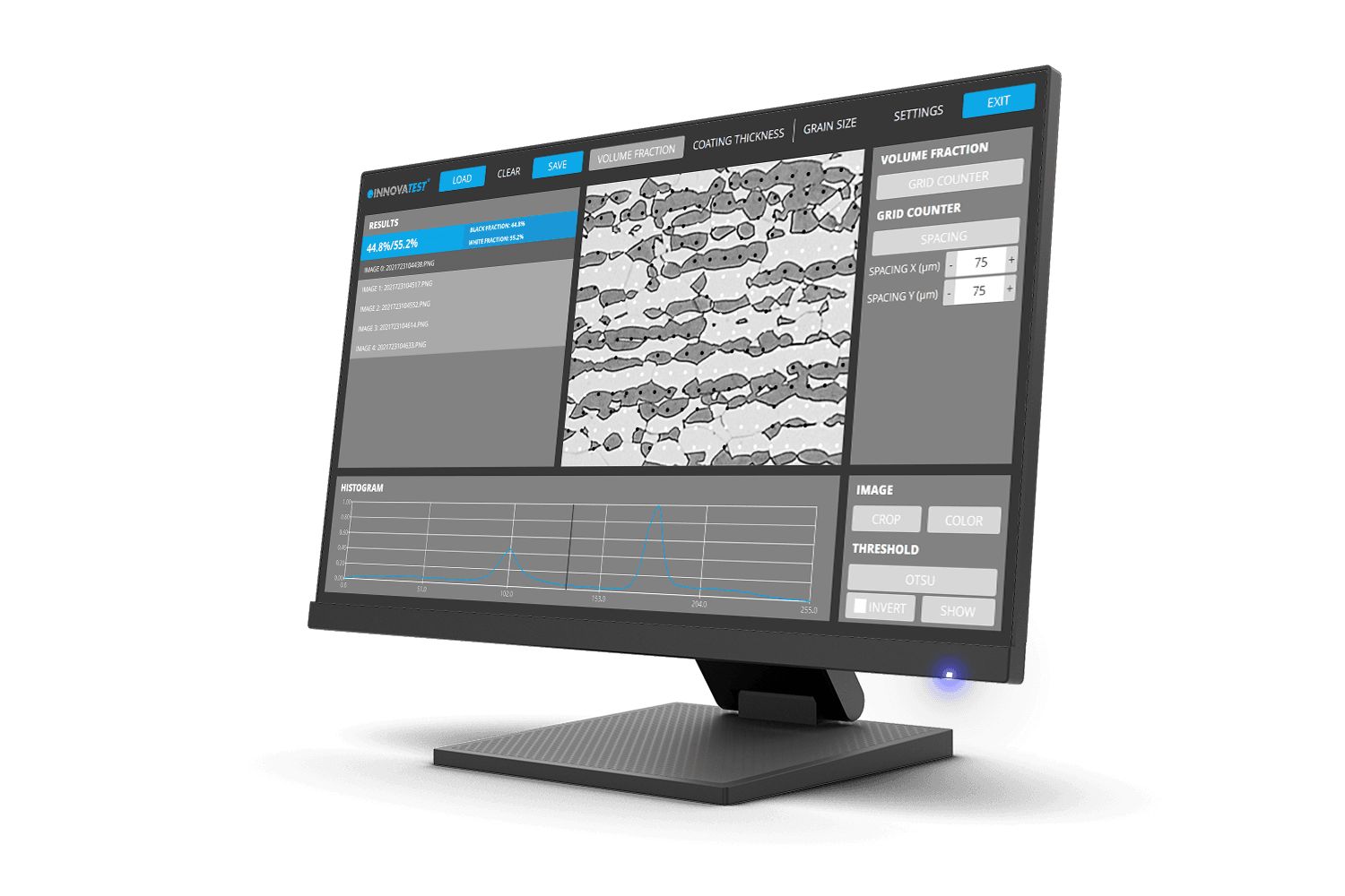 Duromètre Vickers FALCON 800G2/A - tête d'essai motorisée descendante - INNOVATEST FRANCE - Micro/Macro Vickers, Knoop et Brinell_4