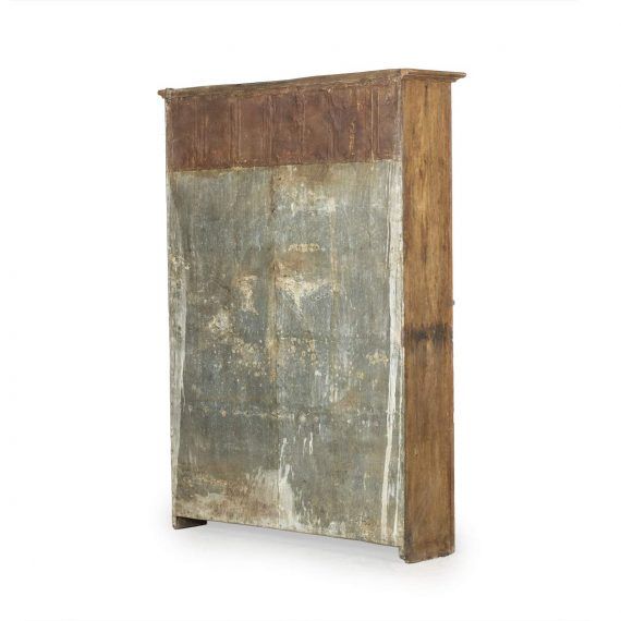 00119001000491 - Meuble présentoir antique en bois et métal - Francisco Segarra - 158x35xh208cm_4