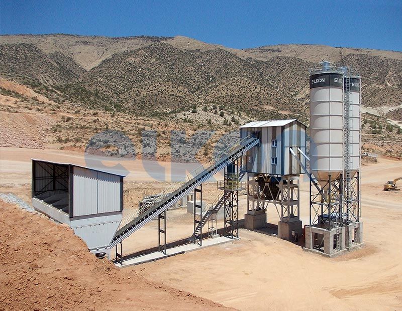 Elkomix-120 centrale à béton fixe - 105 m³/h - performances élevées et structure modulaire_4