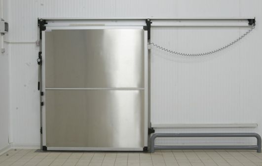 Porte de chambre froide coulissante - Thermodizayn - dimensions 120x200 cm - isolation polyuréthane_4