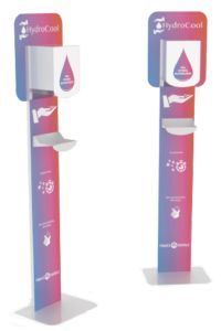 Hydroslim - borne de distribution de gel intelligente Hydrocool - fonctionnelle et personnalisable_4