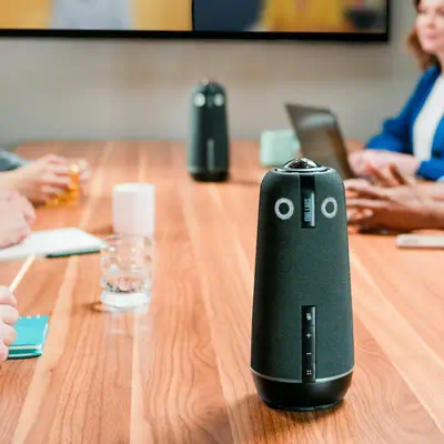 Meeting Owl 4+  Caméra de visioconférence intelligente 4K, microphone et haut-parleur à  360°, avec_4