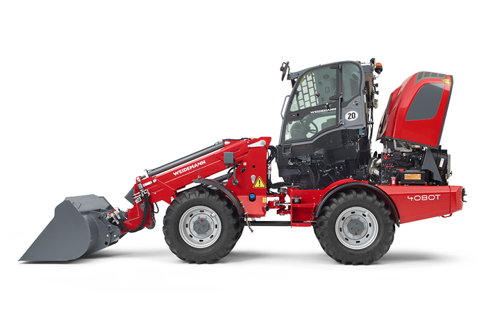 Machine de chantier Weidemann 4080T avec bras télescopique