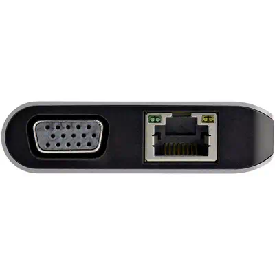 Adaptateur Multiport USB-C - Mini Dock USB-C avec 4K HDMI ou 1080p VGA - Hub 3x USB 3.0, SD, GbE, Au_4