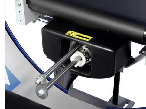 Filmeuse horizontale Compacta SPR - Suspension Packaging - Convoyeurs à rouleaux - Écran tactile - Pince et coupe automatique_4