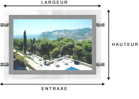 Icom - Porte-affiche LED double face A4 - Immocom, ultra haute luminosité 6000 lumens_4