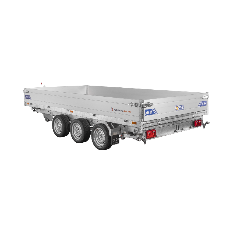 Remorque benne - Électrique tribenne - 4,06 x 2,04m - 3500 kg - Saris K3 406 204 3500 3HDE_4