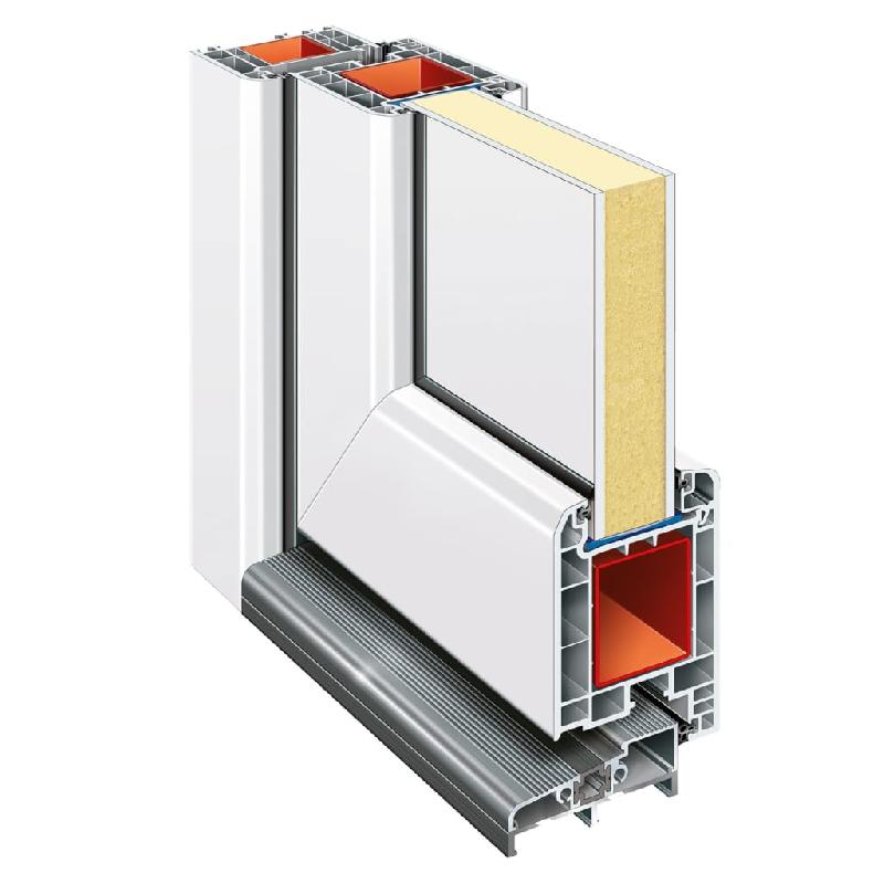 Vidaxl porte d'entrée blanc 98x208 cm pvc 3157076_4