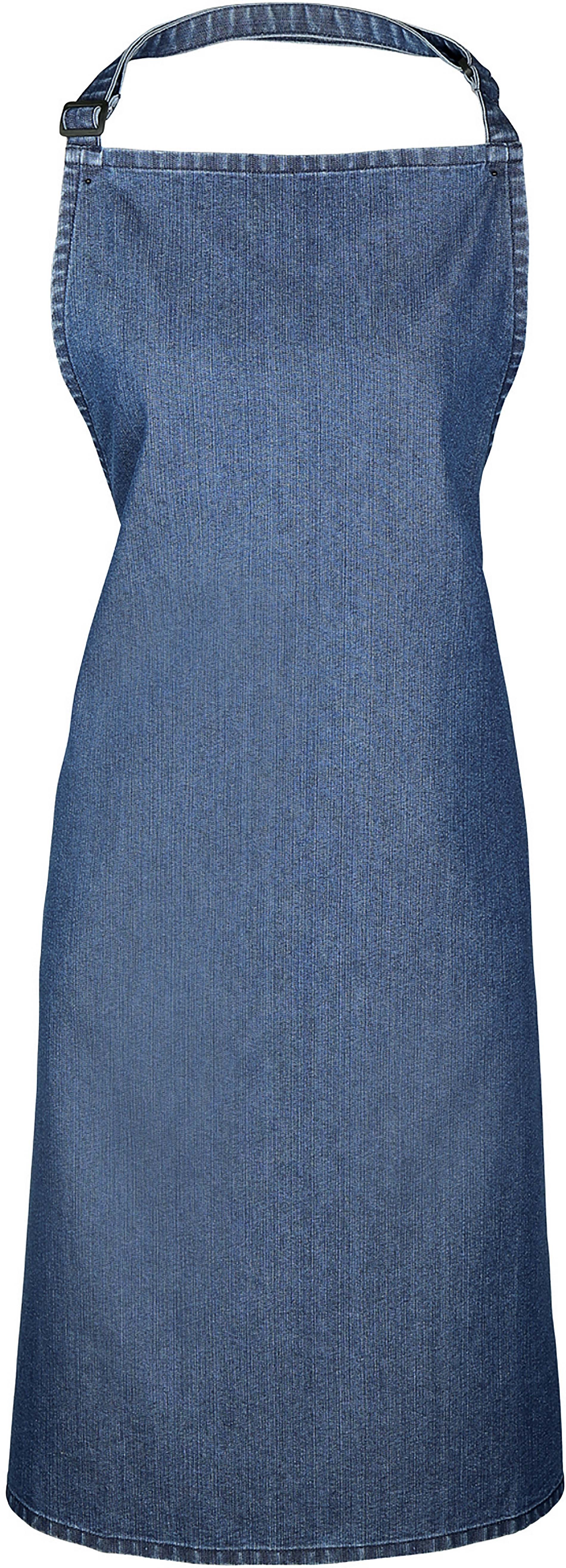 Tablier long à bavette - Plusieurs coloris disponibles - Modèle PR150 - Taille réglable - 65% polyester et 35% coton sergé_4