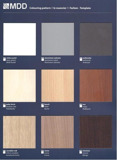 Armoire basse portes coulissantes - MDD - Gris, Sans socle de finition_4