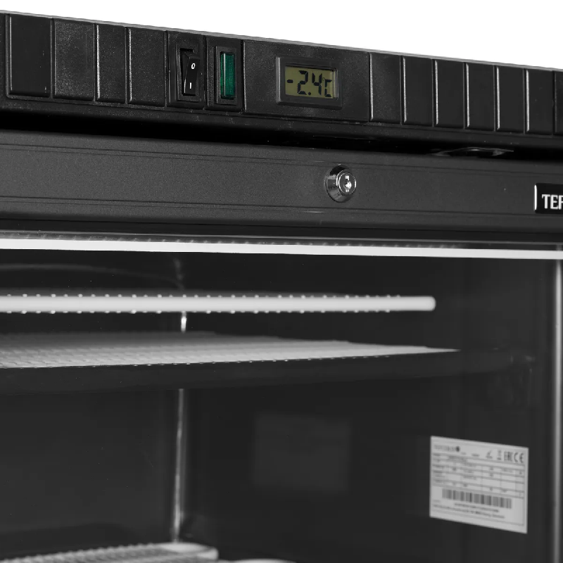 Congélateur vertical vitré UFSC371G Black ( 300 / 270L) Noir TEFCOLD_4