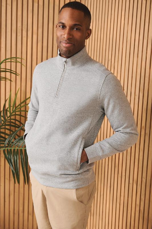 Sweat-shirt col zippé unisexe en tissu recyclé - Henbury - Réf : H842_4