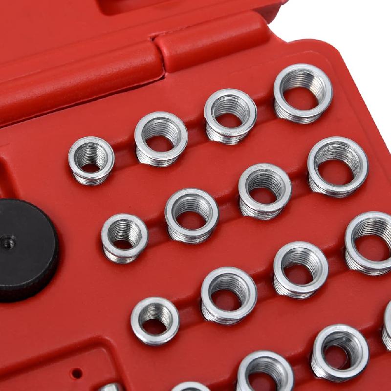 Vidaxl kit de réparation filetage bougie préchauffage 33pcs m8 m10 m12 210507_4