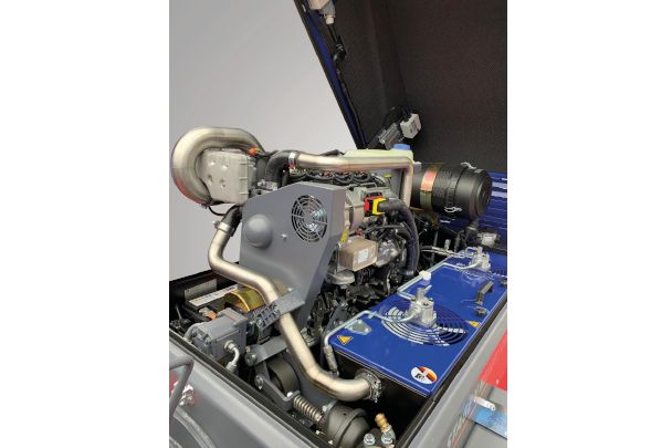 Équipement de chantier BMS Alpha CR avec projecteur de travail intégré