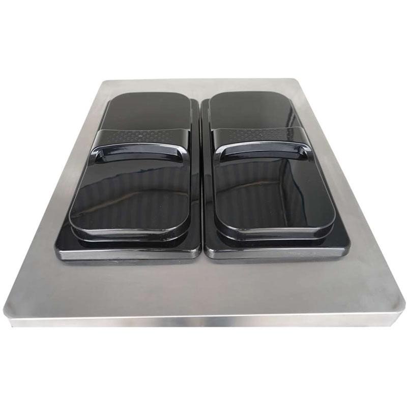 Machine à Glace Italienne 2 parfums + mix 38 L/h - refroidissment à air - 2,7 kW_4