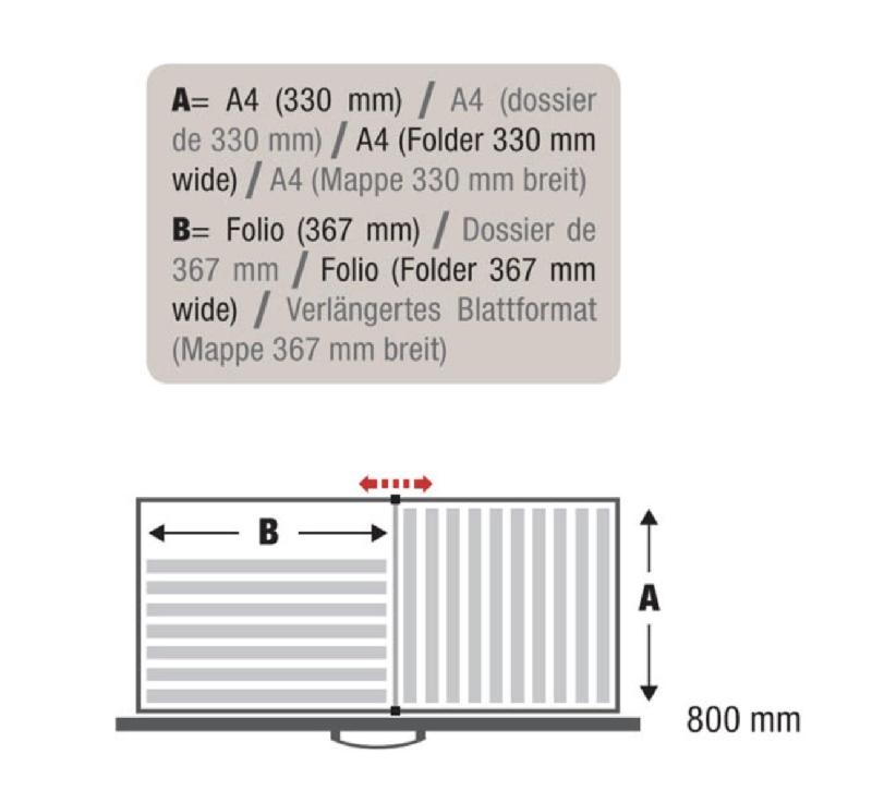Classeur de Bureau Compact : Rangement Professionnel 2 Tiroirs pour Dossiers Suspendus - 80, Gris aluminium, Chêne veiné_4