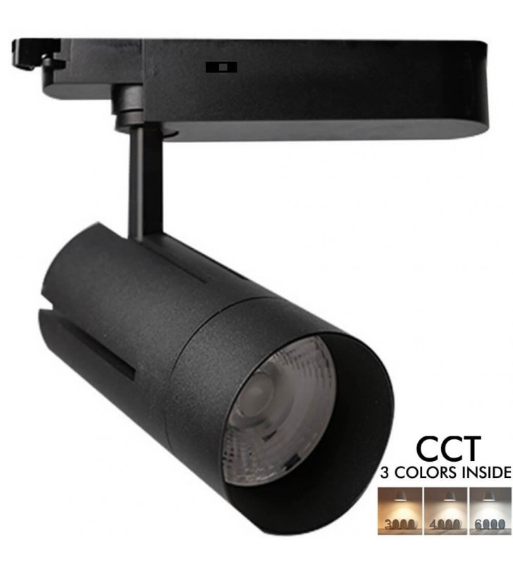 Spot LED 30W monophasé blanc CCT - Réf SPOTMBCCT - angle 24° - CRI supérieur à 85 - usage intérieur_4