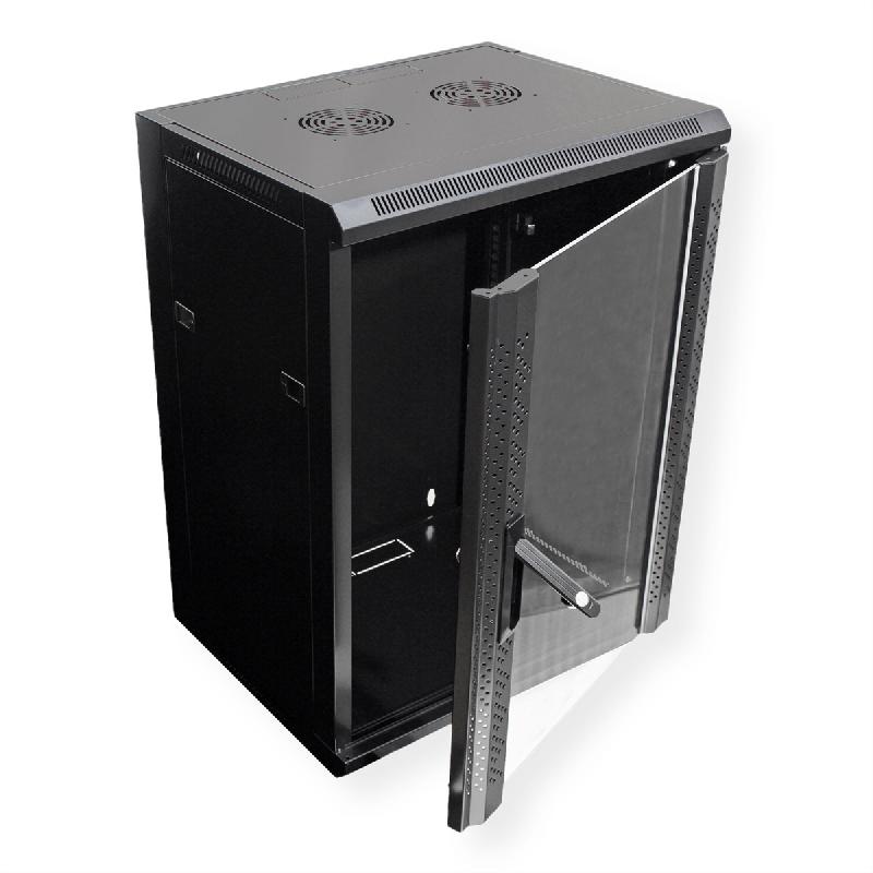 VALUE Armoire murale 15 UH (HxLxP) 768x570x450mm , noir_4