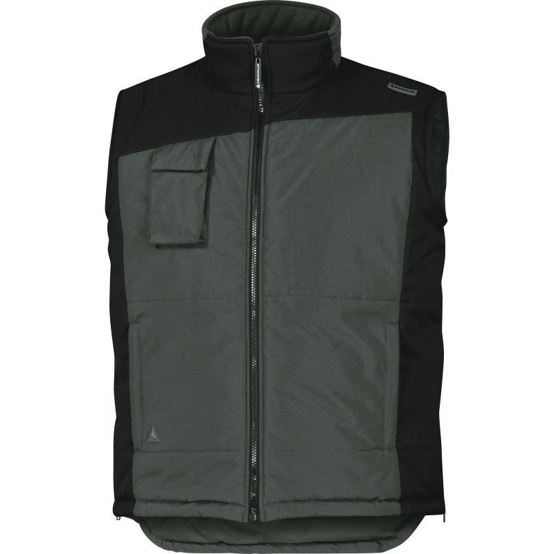 Gilet sans manche en polyester Pongee enduit PVC - Fidji2 - chaud et confortable avec doublure polaire et 4 poches_4