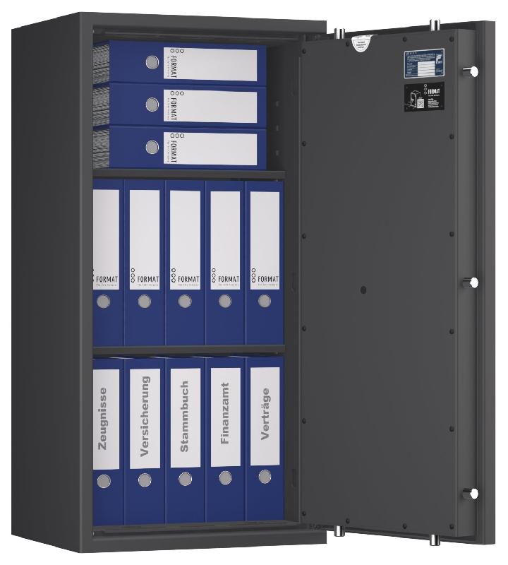Coffre-fort FORMAT Lyra 7 Classe I - Anti-effraction certifié EN 1143-1 - Serrure électronique La Gard ComboGard Pro / Graphite RAL 7024_4
