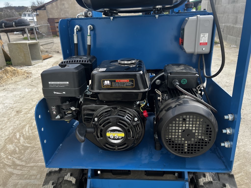 Micro-pelle pour tous vos travaux de jardinage, aménagement de terrain - hirondelle 2.2 kw_4