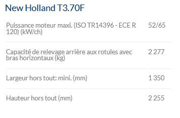 T3.70f tracteur agricole - new holland - puissance maxi 52/65 kw/ch_4