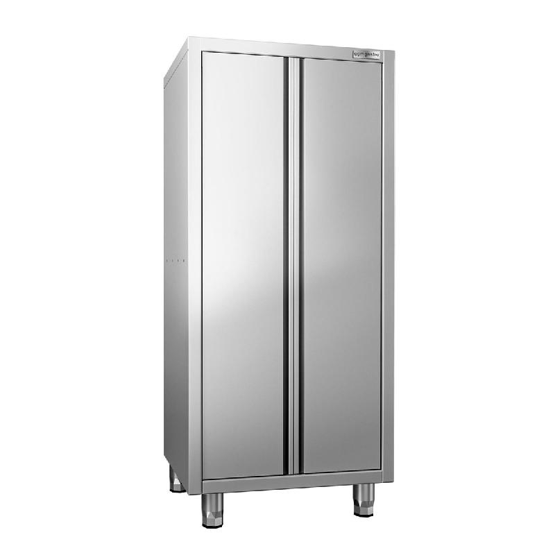 Armoire haute inox P 700 x 1800- 2 portes battantes -_4