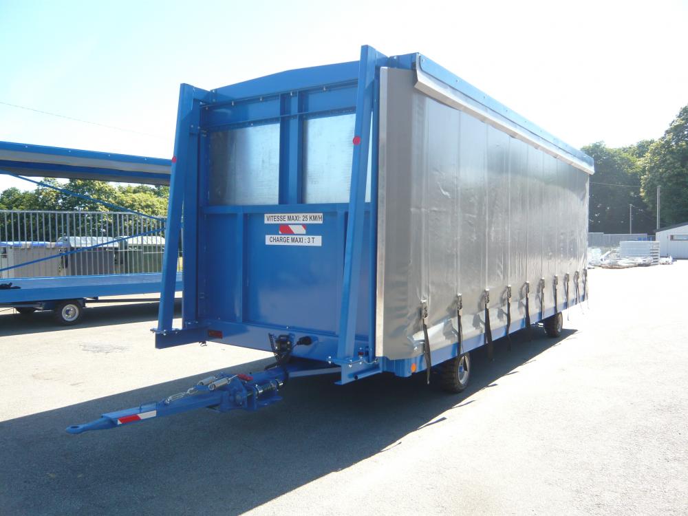 Remorque industrielle Super structure pour le transfert de pièces automobiles - Capacité 6 T - MILOCO: 1919_4