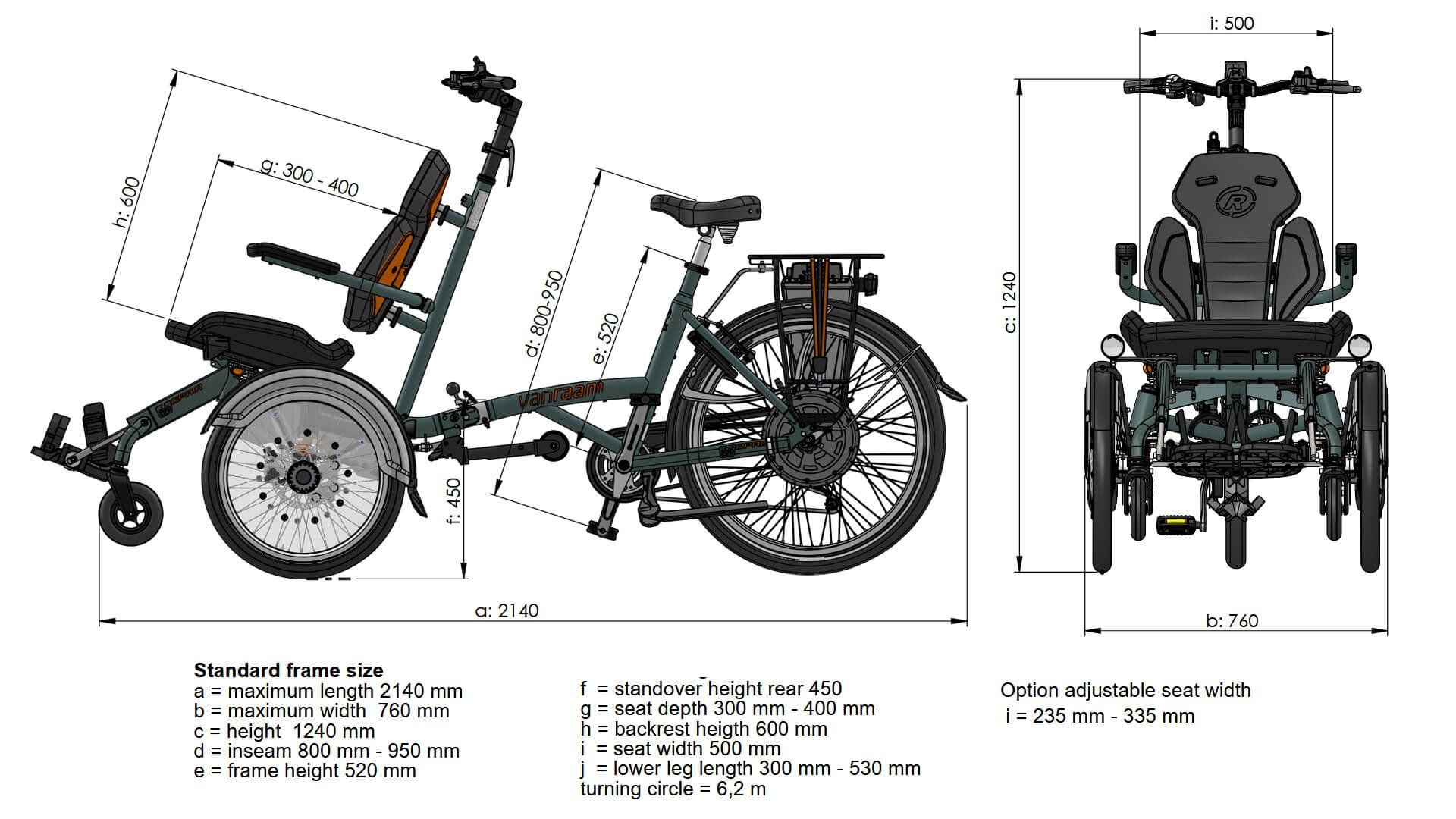 Vélo électrique pour Fauteuil Roulant - Opair - Van Raam_4