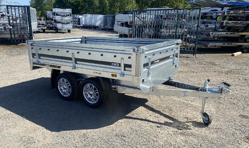 Remorque - roues dessous - 2,54 x 1,53 m - 750 kg - MARTZ HOCHLADER 250/2_4