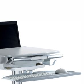 Laptop Cart Plus H Class - Chariot informatique médical - Ergonoflex - 24,5 kg - Ajustable en hauteur avec technologie brevetée StS_4