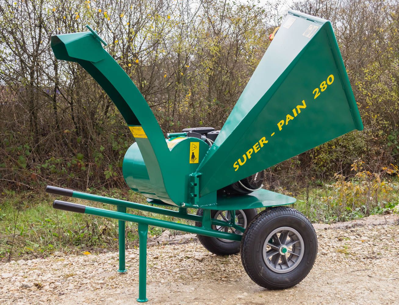 Broyeur à 2 ou 3 couteaux radiaux - SUPER-PAIN 280 motorisé électrique_4