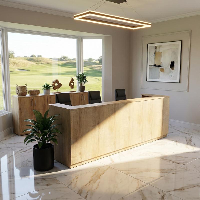 Grande banque d'accueil Delta Plus - Mobel Linea - 424, Chêne veiné_4