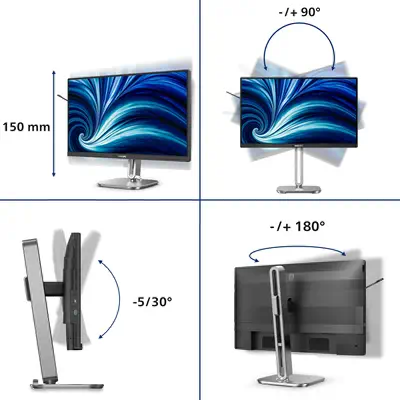 Philips 4000 series 24B2N4200/00 écran plat de PC 60,5 cm (23.8