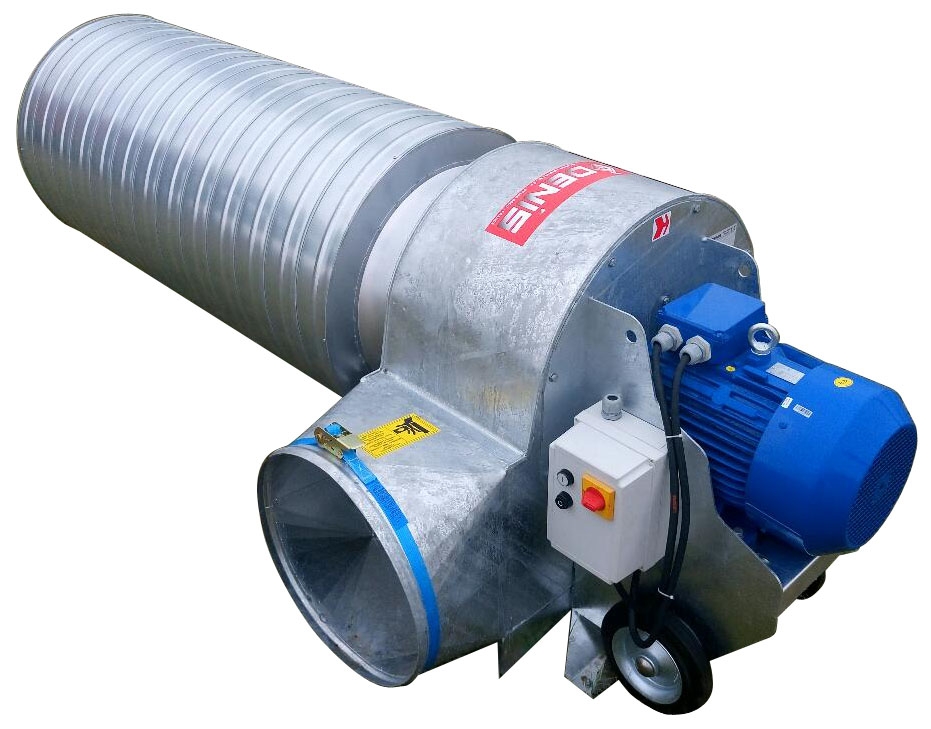 Ventilateur agricole mobile performant pour stockage des céréales