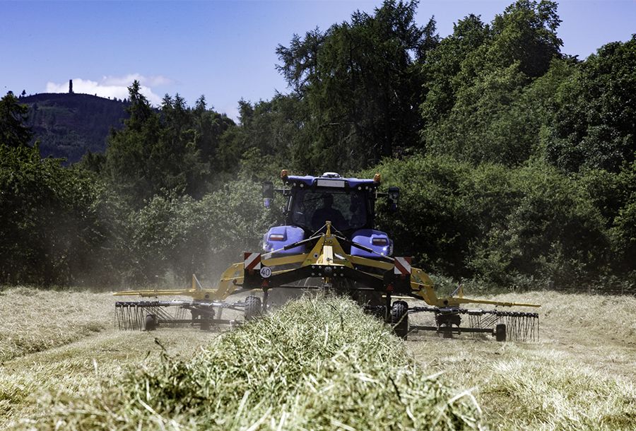 Prorotor C600M - Andaineur double rotor à dépose centrale New Holland - Largeur de travail 6,00 m_4