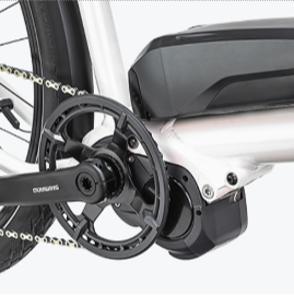 Tandems électrique Pino Steps Hase Bikes - Moteur central Shimano Steps - Cadre Aluminium - Assistance électrique Shimano Steps E6100 - Freins à disques hydrauliques_4