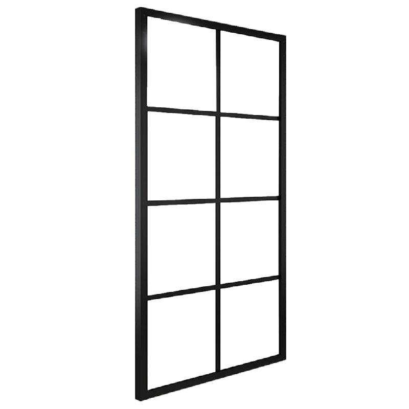 Vidaxl porte coulissante quincaillerie aluminium verre esg 102,5x205cm 3056804_4