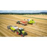 Tracteur Claas Atos équipé pour une visibilité panoramique améliorée