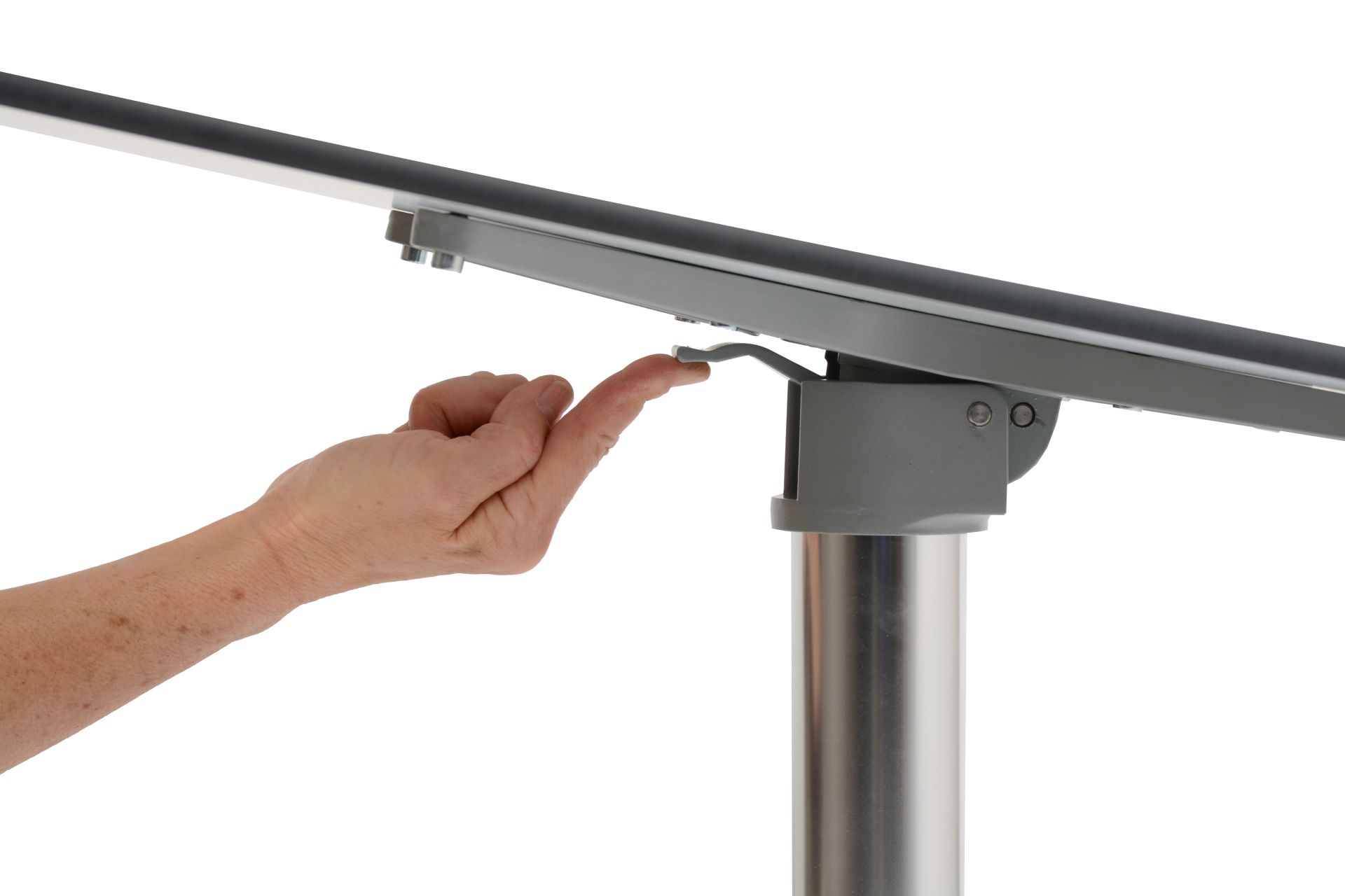 Table extérieure rabattable Limonade - RESTOOTAB - aluminium - plateaux carrés 70x70cm ou ronds ø75cm_4