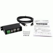 EXSYS EX-1163HMS Hub métal USB 2.0, 4 ports, Protection contre les surtensions ESD de 15KV_4